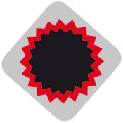Tip Top Red F1 Patches 100 Units Rouge,Noir
