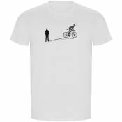 Kruskis Shadow Bike Eco Short Sleeve T-shirt Blanc 3XL Homme