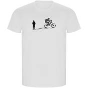 Kruskis Shadow Mtb Eco Short Sleeve T-shirt Blanc 2XL Homme