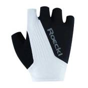 Roeckl Belluno Performance Short Gloves Blanc,Noir 7.5 Homme