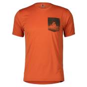 Scott Gravel 20 Short Sleeve Jersey Orange S Homme