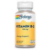 Solaray Vitamin B2 100mgr 100 Units Blanc