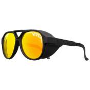 Pit Viper The Exciters Rubbers Sunglasses Doré Rainbow Mirror/CAT3