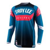 Troy Lee Designs Sprint Long Sleeve Jersey Bleu XL Homme