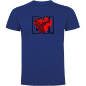 Kruskis I Love Dh Short Sleeve T-shirt Bleu XL Homme