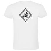 Kruskis Baby On Board Short Sleeve T-shirt Blanc S Homme