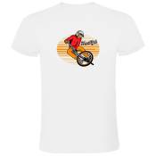 Kruskis Freestyle Rider Short Sleeve T-shirt Blanc 2XL Homme
