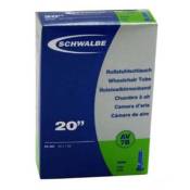 Schwalbe 20 X 0.90/1 Schrader Inner Tube Noir 20´´ / 0.90-1.00