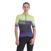 Sportful Flow Supergiara Short Sleeve Jersey Vert,Violet XS Femme