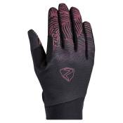 Ziener Conny Touch Long Gloves Noir,Rose 8 Femme