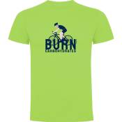 Kruskis Burn Carbohydrates Short Sleeve T-shirt Jaune M Homme