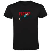 Kruskis Go Faster Short Sleeve T-shirt Noir 2XL Homme