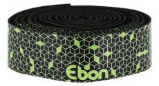 Ruban de guidon cintre newton ebon noir degrade vert avec bouchons confortable epaisseur 2 6mm
