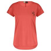 Scott Trail Flow Dri Short Sleeve Jersey Rouge XL Femme
