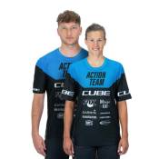 Cube Edge Actionteam Short Sleeve Enduro Jersey Bleu,Noir 3XL Homme