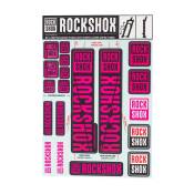 Rockshox Stickers Kit Rose