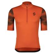 Scott Gravel 10 Short Sleeve Jersey Orange 2XL Homme