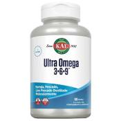 Kal Ultra Omega 3-6-9 Essential Fatty Acid 100 Softgels Clair