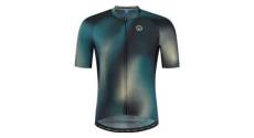 Maillot manches courtes velo rogelli halo homme vert