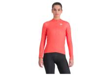 Maillot manches longues femme sportful matchy thermal corail