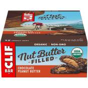Clif 50g 12 Units Chocolate Peanut Butter Energy Bars Box Rouge,Bleu