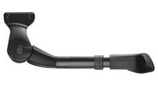 Bequille velo laterale arriere ursus king mini 16 20 24 noire reglable fixation 2 vis sur base entraxe 40mm supporte 35kgs livre sur carte