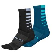 Endura Stripe Coolmax® Socks 2 Pairs Multicolore EU 37-42 Homme