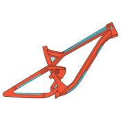 Ridewrap Essential Frame Guard Stickers Kit Rouge