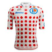 Santini Tour De France Official Gpm Leader 2023 Short Sleeve Jersey Rouge S Homme