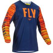 Fly Racing Kinetic Wave T-shirt Bleu M Homme
