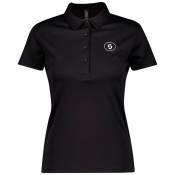 Scott 10 Casual Short Sleeve Polo Shirt Noir XS Femme