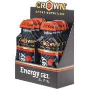 Crown Sport Nutrition Cola Energy Gels Box 40g 12 Units Argenté