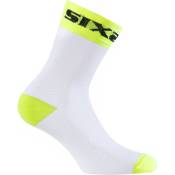 Sixs Short Socks Jaune,Blanc EU 35-38 Homme