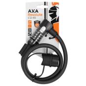 Axa Resolute Combination 12 Mm Cable Lock Noir 65 cm