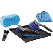 Var Cleaning Brushes Kit 6 Units Bleu