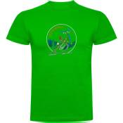 Kruskis Downhill Rider Short Sleeve T-shirt Vert XL Homme