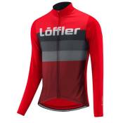 Loeffler Messenger Mid Long Sleeve Jersey Rouge 2XL Homme