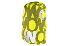 Couvre sac a dos reflechissant wowow bag cover chipka yellow 30 35l
