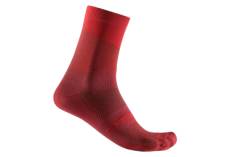 Chaussettes unisexe castelli orizzonte 15 rouge