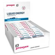 Sponser Sport Food Salty 35g Liquid Energy Gel Box 40 Units Clair
