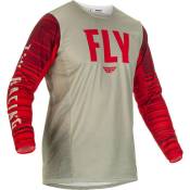 Fly Racing Kinetic Wave T-shirt Gris S Homme