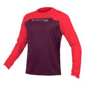 Endura Mt500 Burner Long Sleeve T-shirt Rouge 2XL Homme