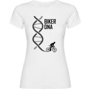 Kruskis Biker Dna Short Sleeve T-shirt Blanc XL Femme