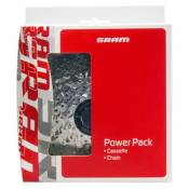 Sram Power Pack Pg-950 Pc-951 Chain Cassette Argenté 9s / 11-34t