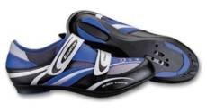 Chaussures route exustar r920 noir bleu avec semelles nylon 44 45