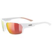 Uvex Sportstyle 233 Polarvision Mirror Sunglasses Blanc Mirror Red/CAT3