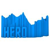 Heroad Hero Mountain Port Figure Bleu