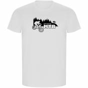 Kruskis Extreme Mtb Eco Short Sleeve T-shirt Blanc M Homme