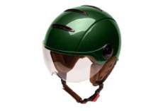 Casque jet vintage marko helmets unisexe green