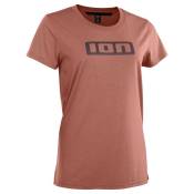 Ion Logo Short Sleeve Enduro Jersey Orange L Femme